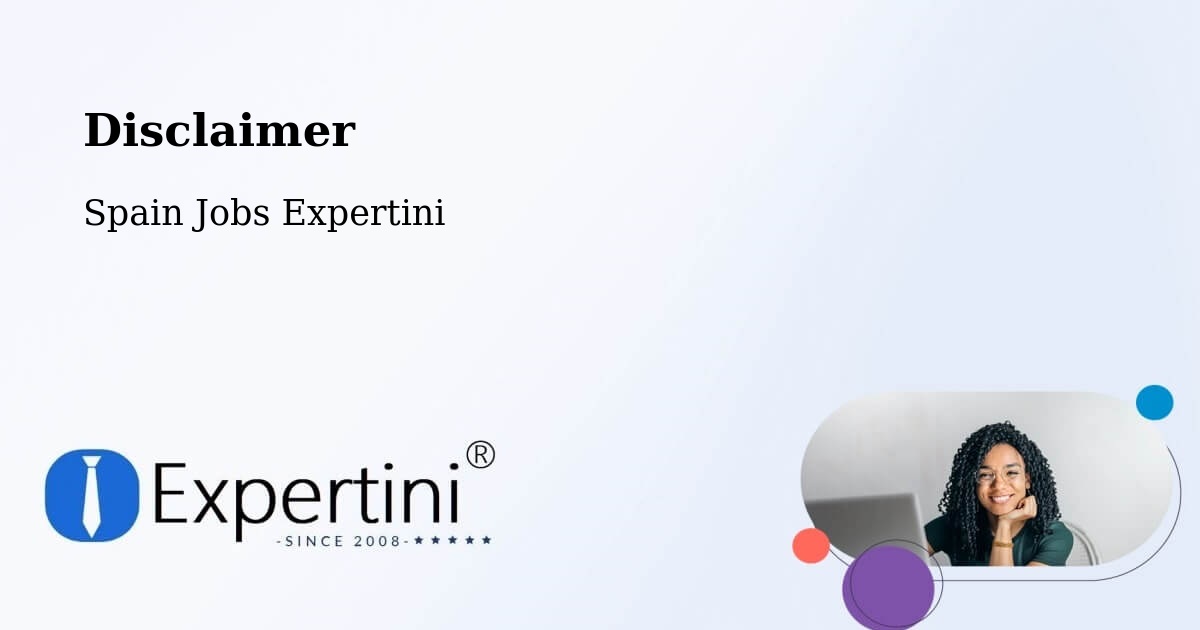 Disclaimer – Quart - Spain Jobs Expertini